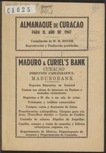 Almanaque de Curaçao para el año ..