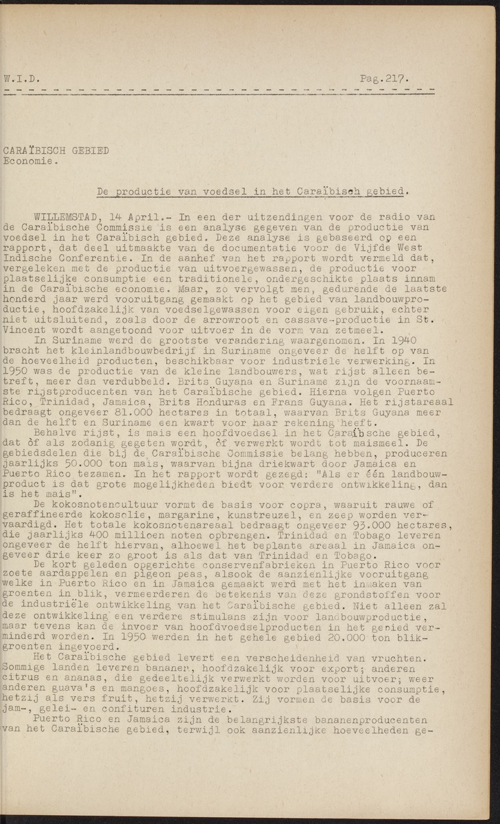 ANP Westindische documentatie dienst - 