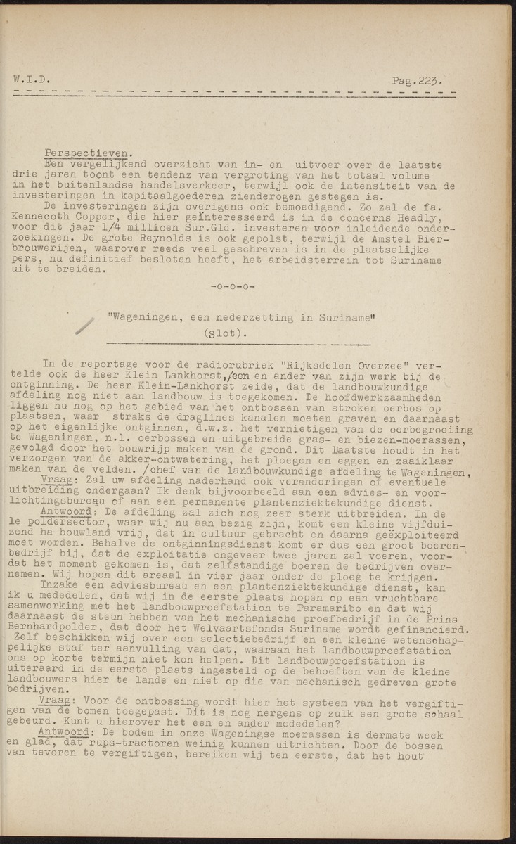 ANP Westindische documentatie dienst - 