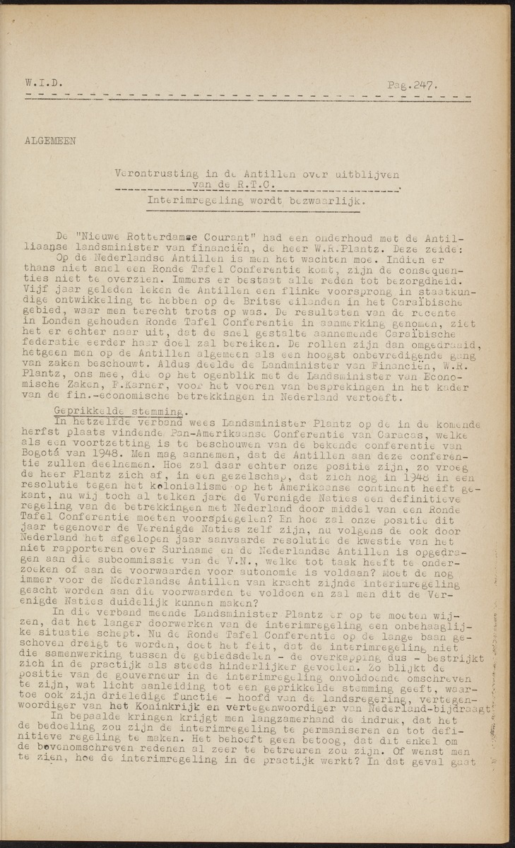 ANP Westindische documentatie dienst - 