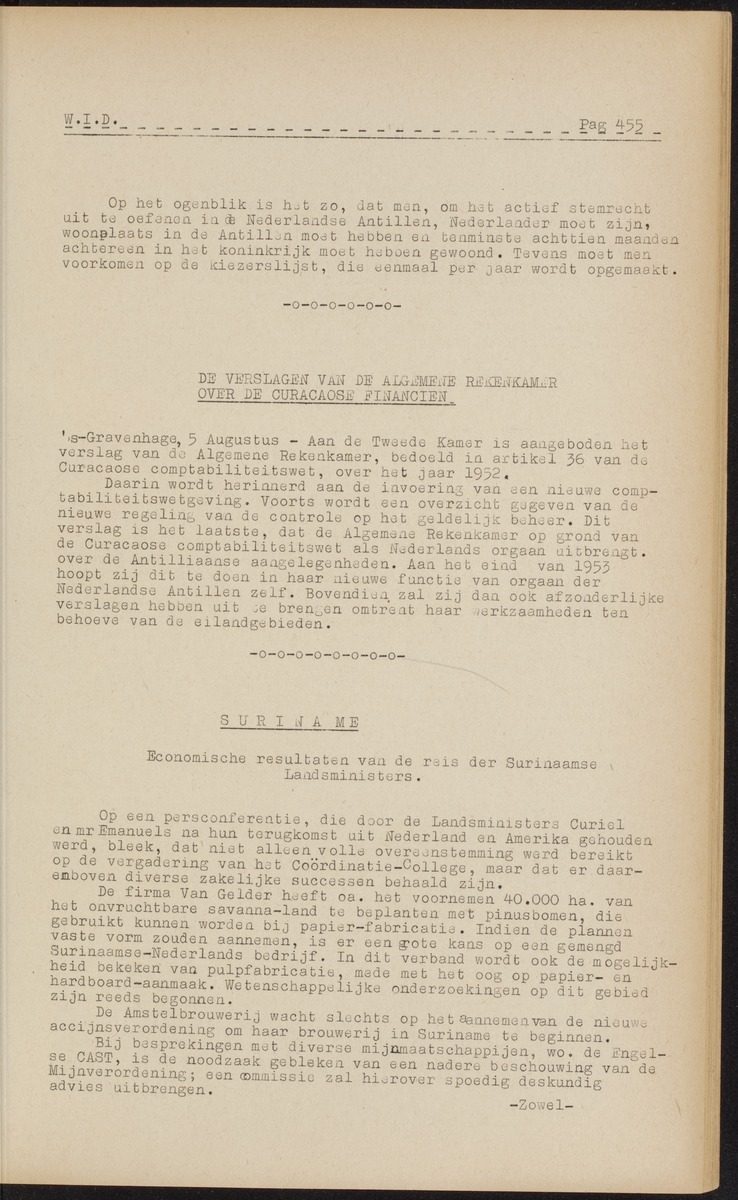 ANP Westindische documentatie dienst - 