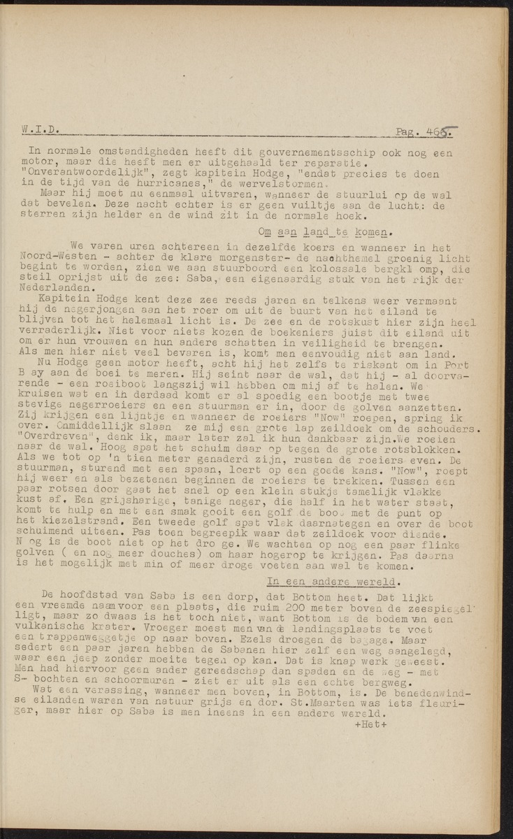 ANP Westindische documentatie dienst - 