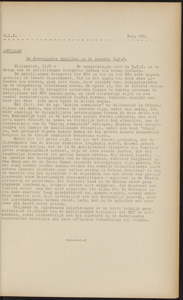 ANP Westindische documentatie dienst - 