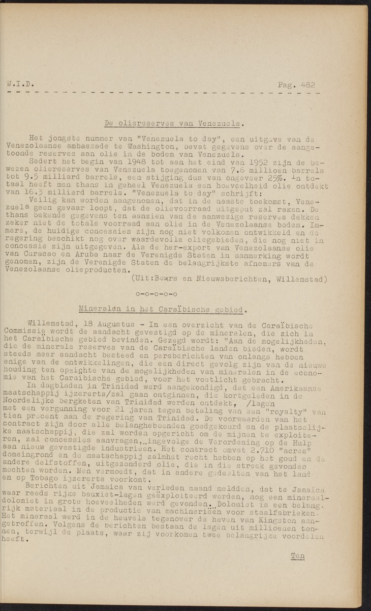 ANP Westindische documentatie dienst - 