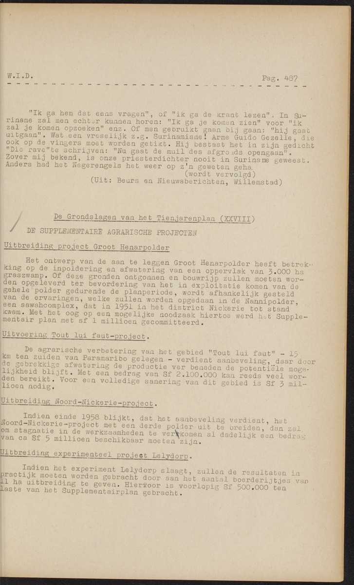 ANP Westindische documentatie dienst - 