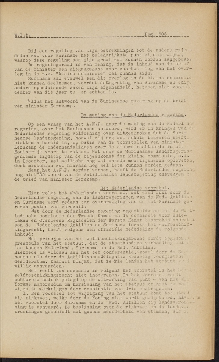 ANP Westindische documentatie dienst - 