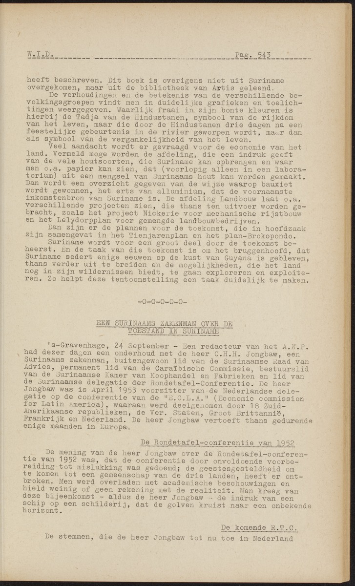 ANP Westindische documentatie dienst - 