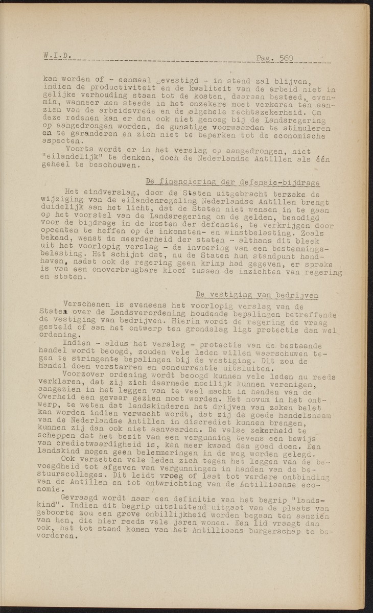 ANP Westindische documentatie dienst - 