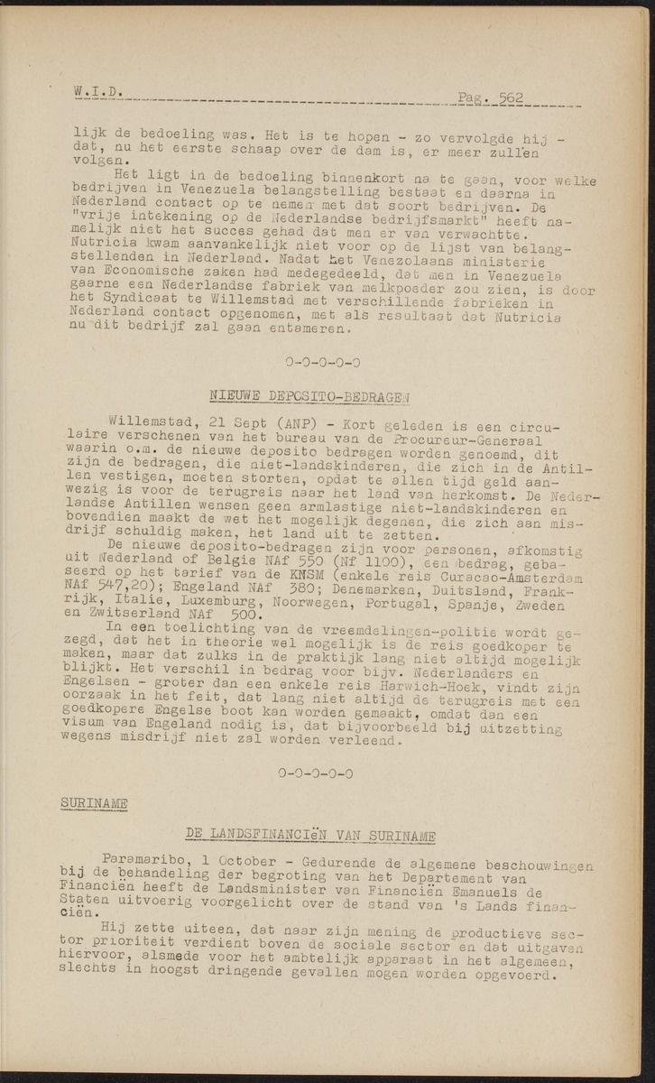 ANP Westindische documentatie dienst - 