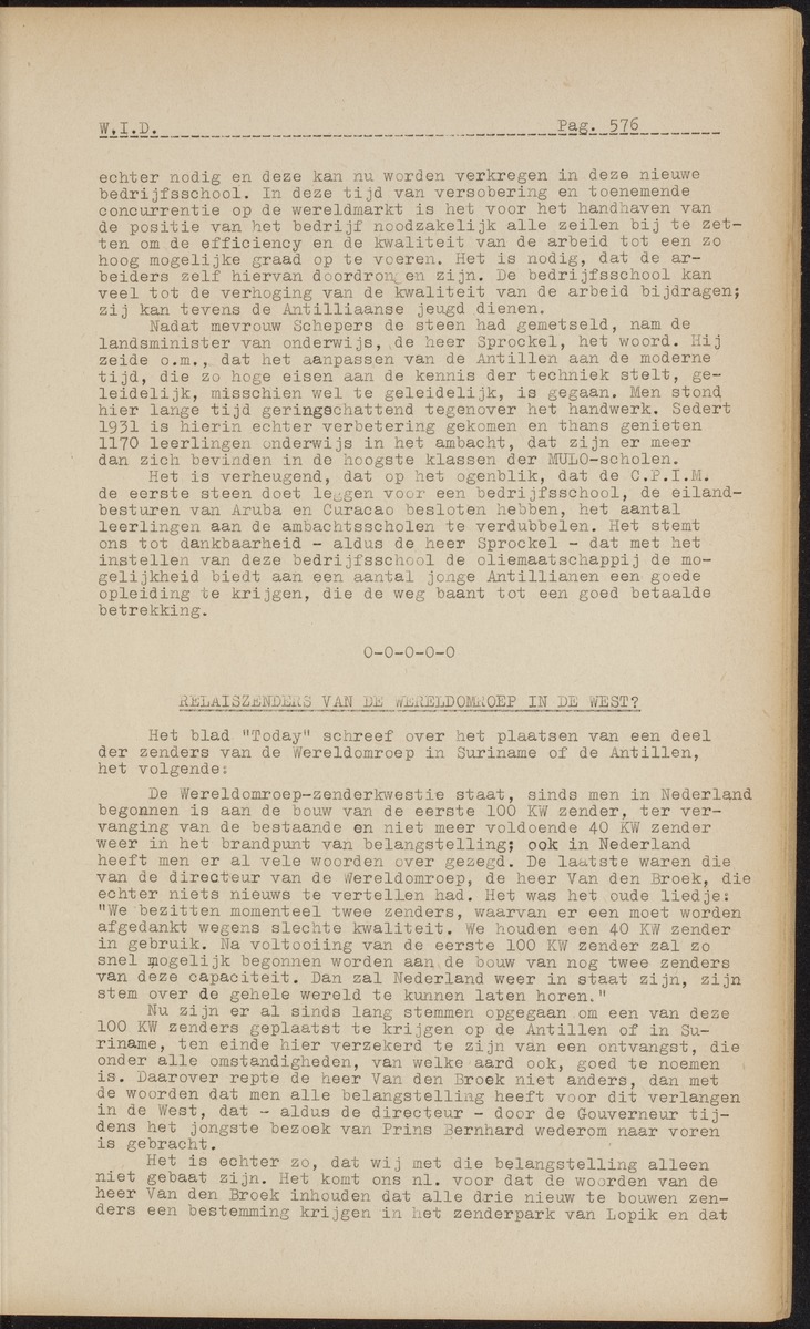 ANP Westindische documentatie dienst - 