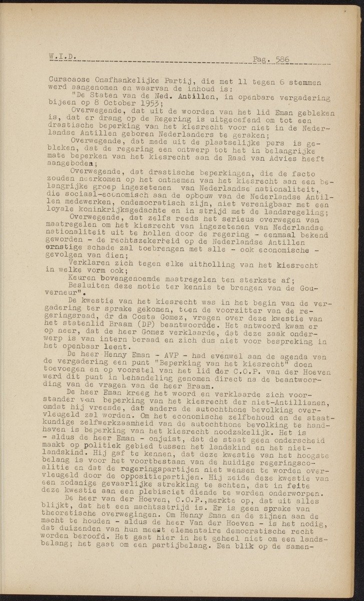 ANP Westindische documentatie dienst - 