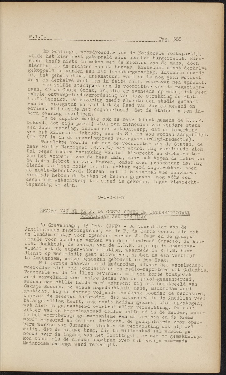 ANP Westindische documentatie dienst - 