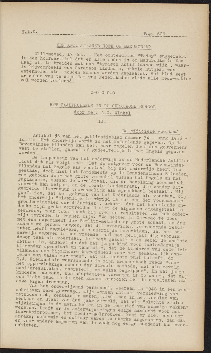 ANP Westindische documentatie dienst - 