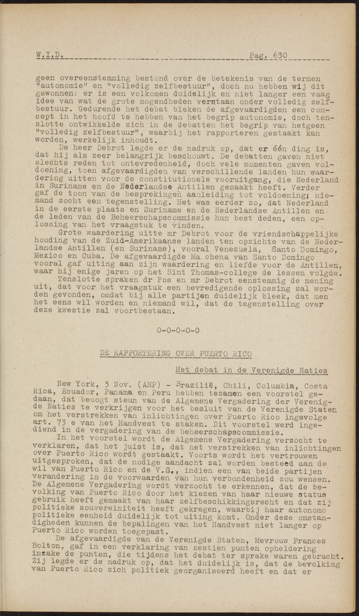 ANP Westindische documentatie dienst - 