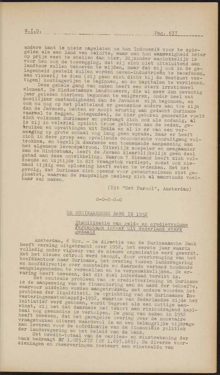 ANP Westindische documentatie dienst - 