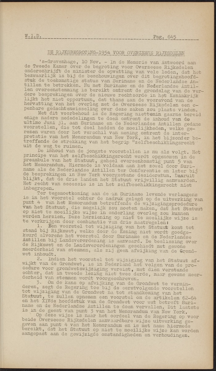 ANP Westindische documentatie dienst - 