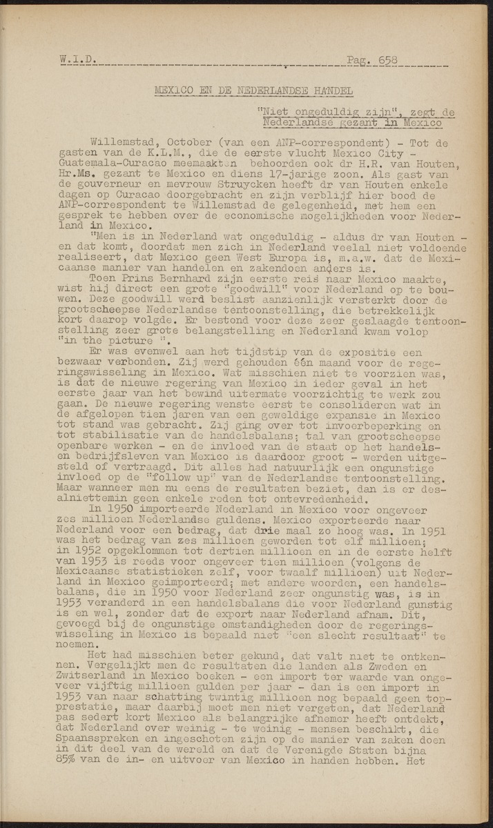 ANP Westindische documentatie dienst - 