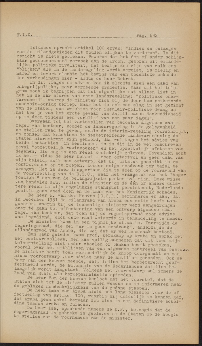 ANP Westindische documentatie dienst - 