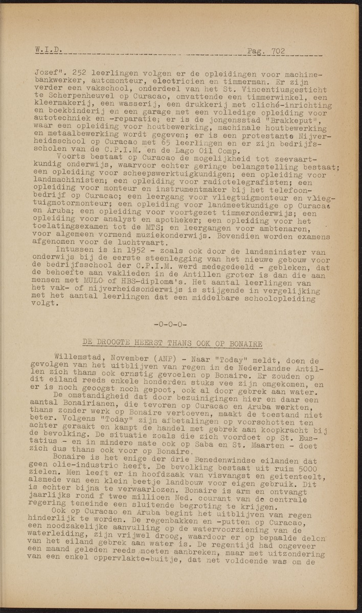 ANP Westindische documentatie dienst - 