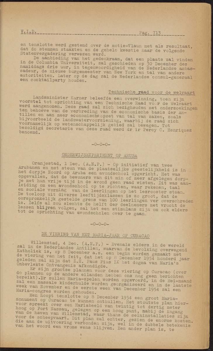 ANP Westindische documentatie dienst - 
