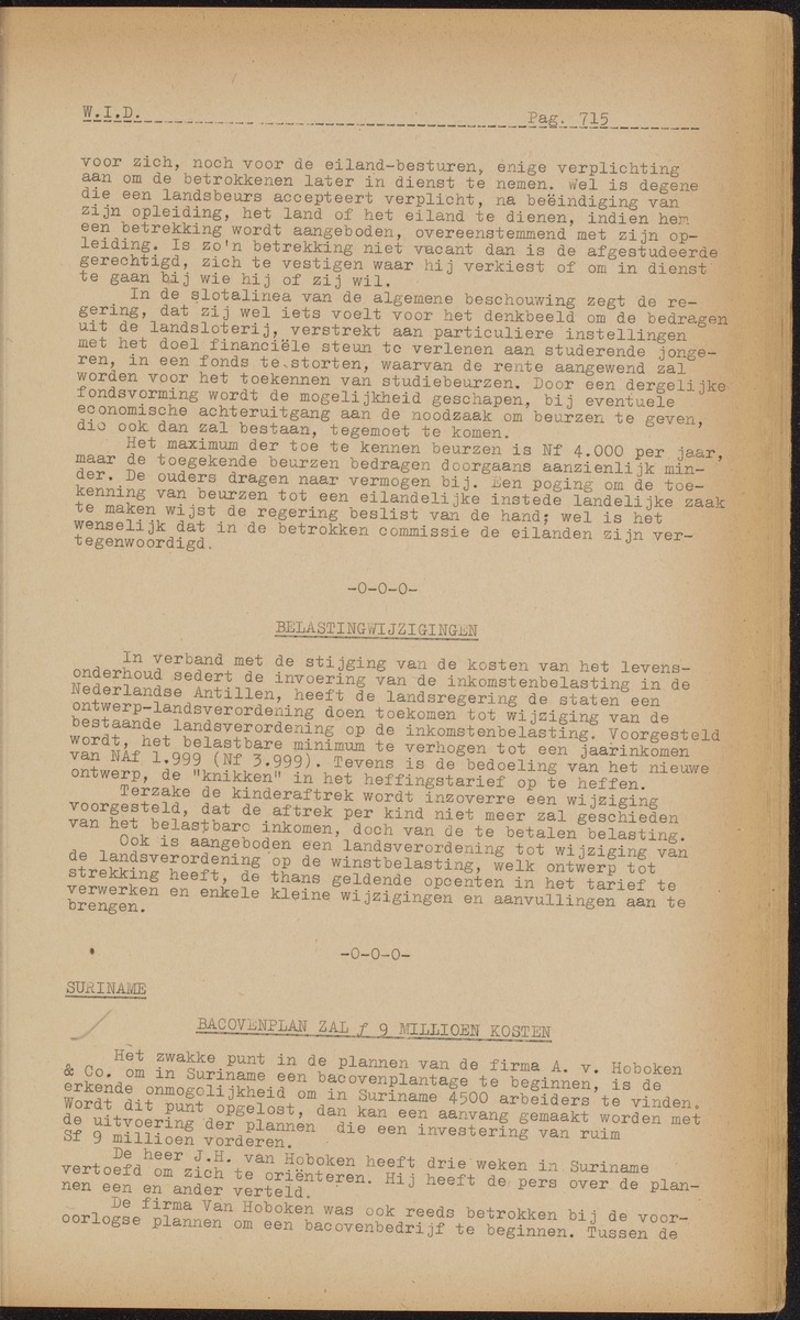 ANP Westindische documentatie dienst - 