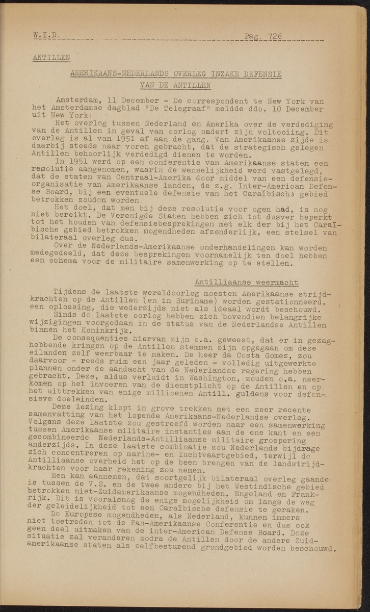 ANP Westindische documentatie dienst - 