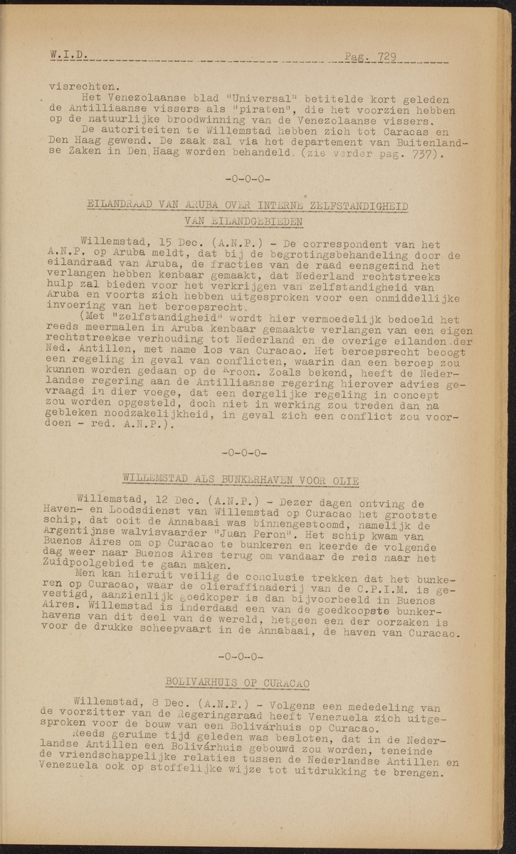 ANP Westindische documentatie dienst - 