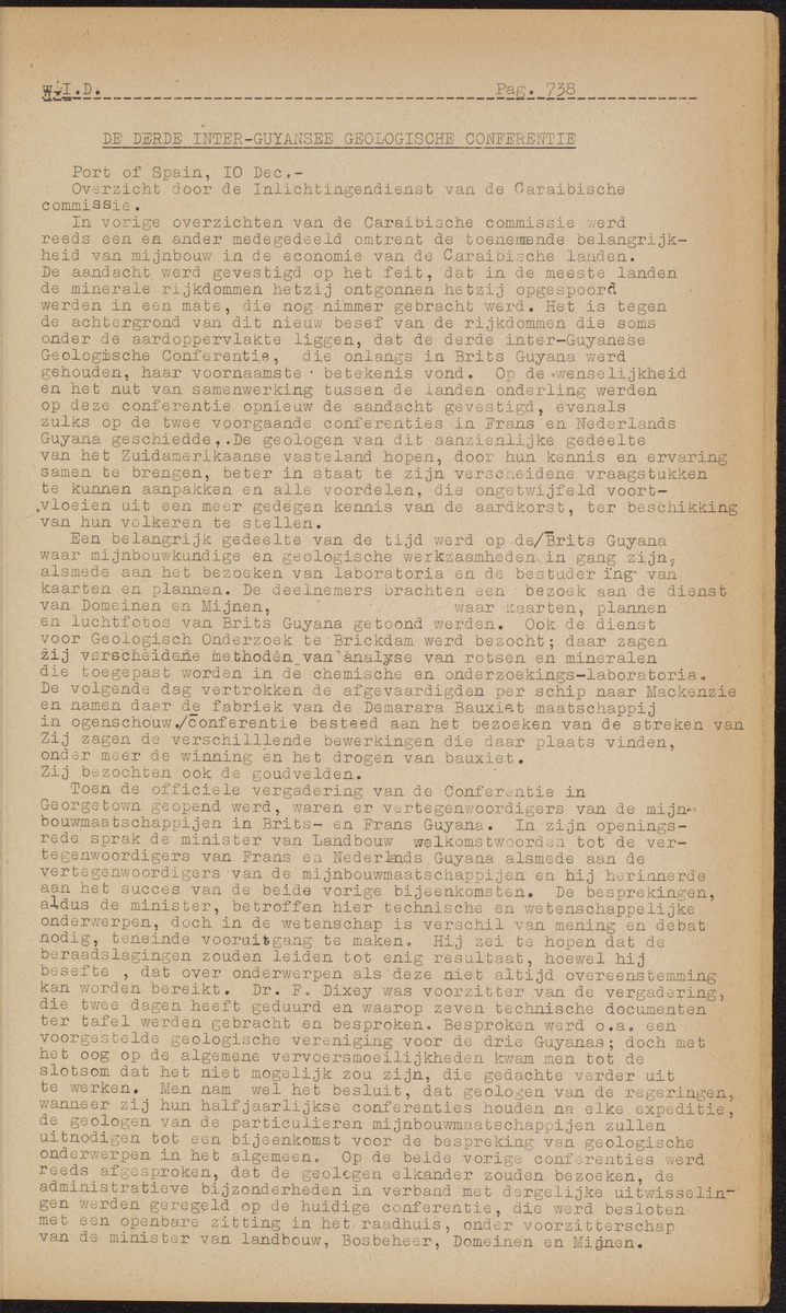 ANP Westindische documentatie dienst - 