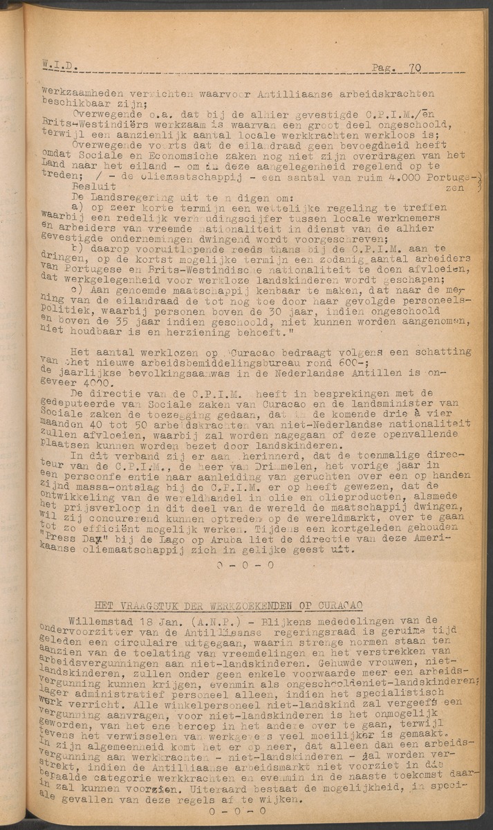 ANP Westindische documentatie dienst - 