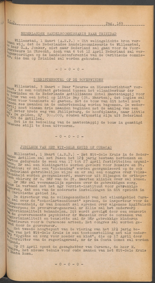 ANP Westindische documentatie dienst - 