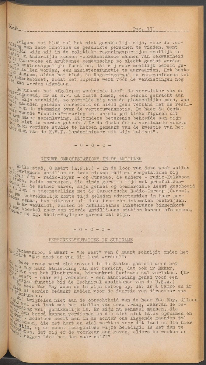 ANP Westindische documentatie dienst - 