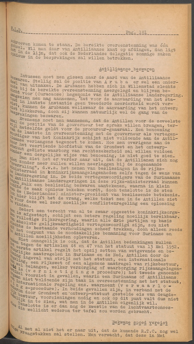 ANP Westindische documentatie dienst - 