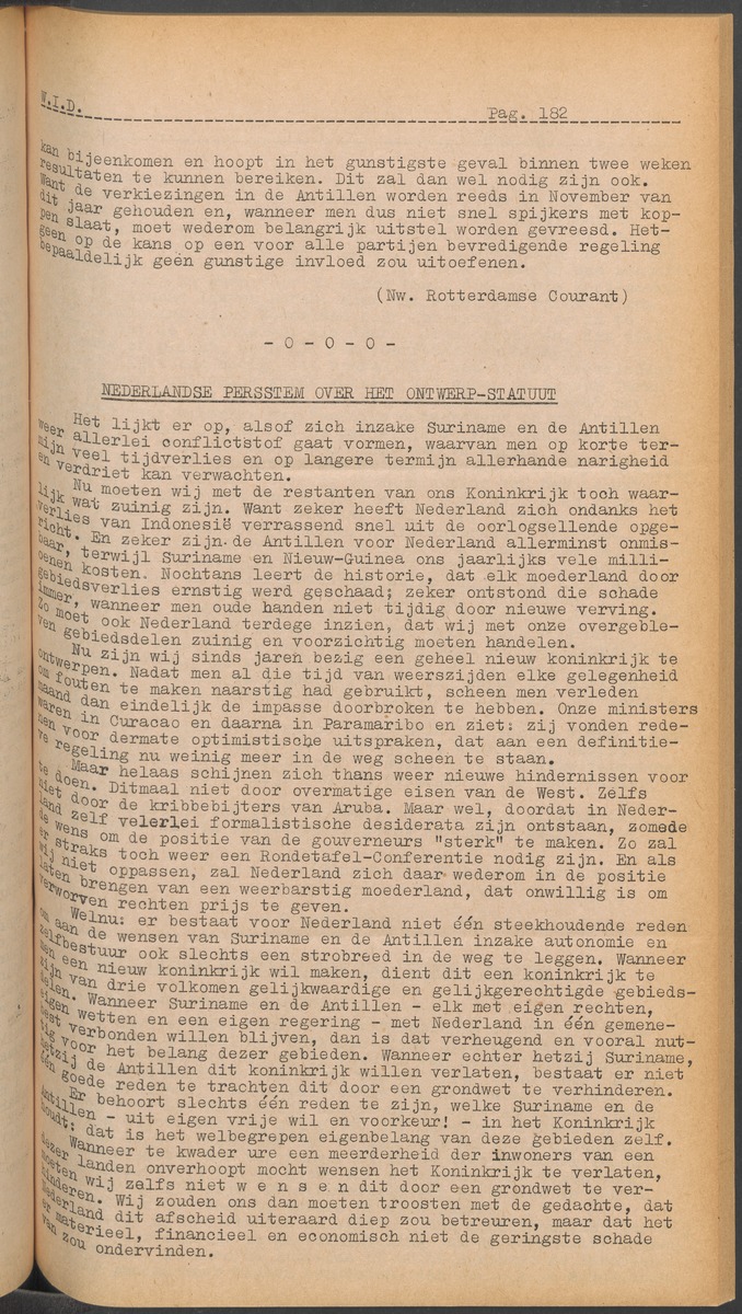 ANP Westindische documentatie dienst - 