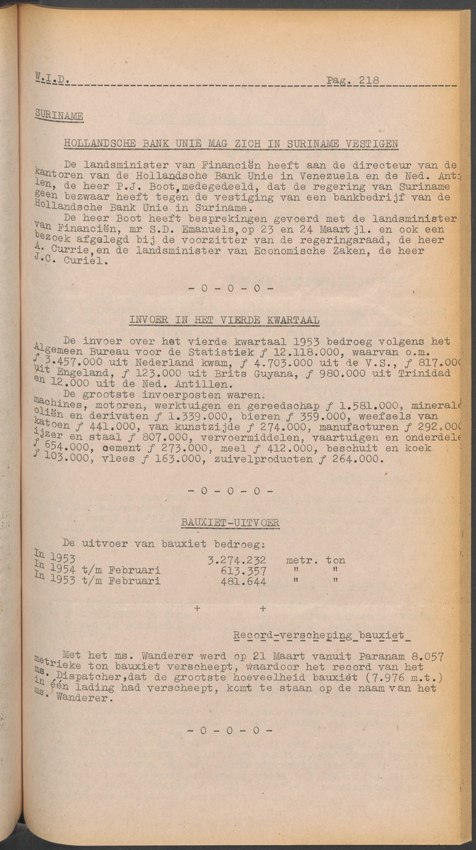 ANP Westindische documentatie dienst - 