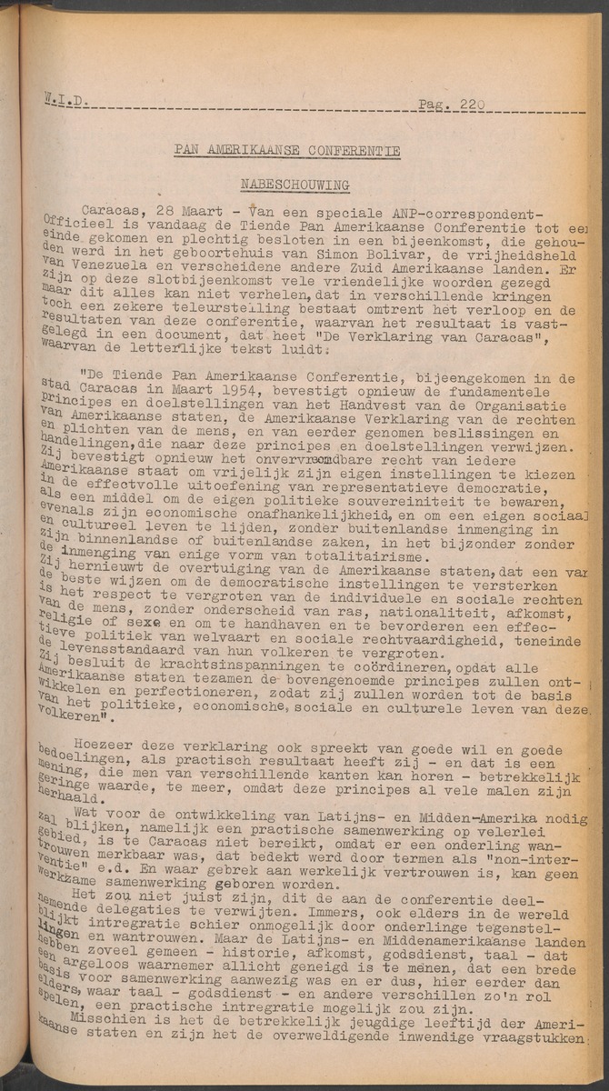 ANP Westindische documentatie dienst - 