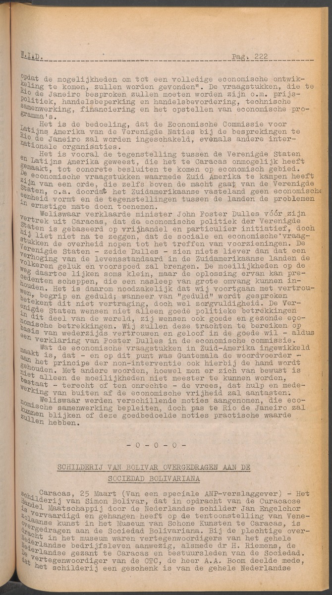 ANP Westindische documentatie dienst - 