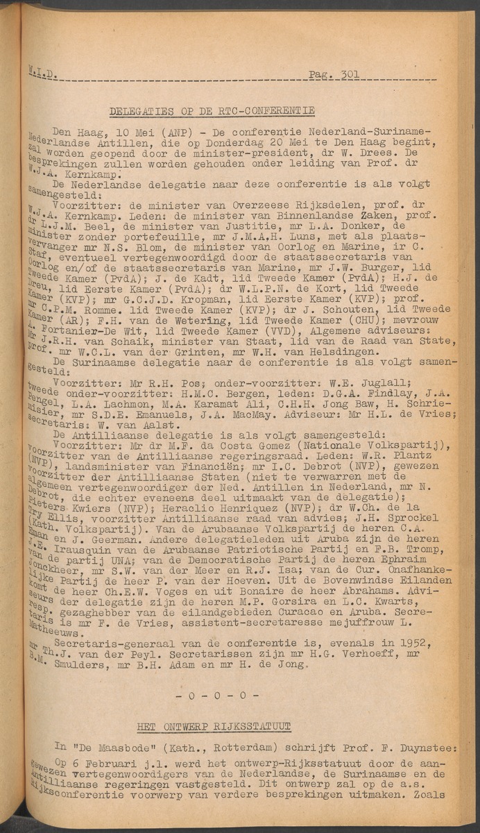 ANP Westindische documentatie dienst - 