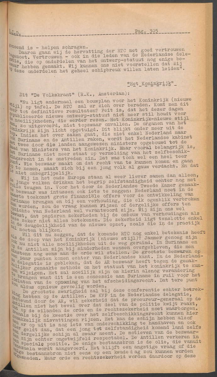 ANP Westindische documentatie dienst - 