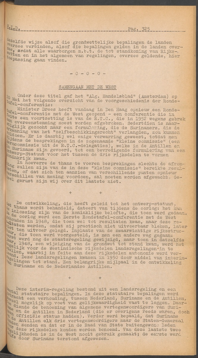 ANP Westindische documentatie dienst - 