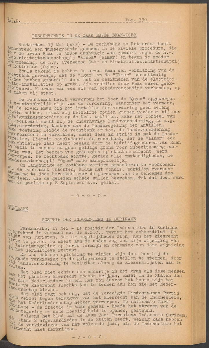 ANP Westindische documentatie dienst - 