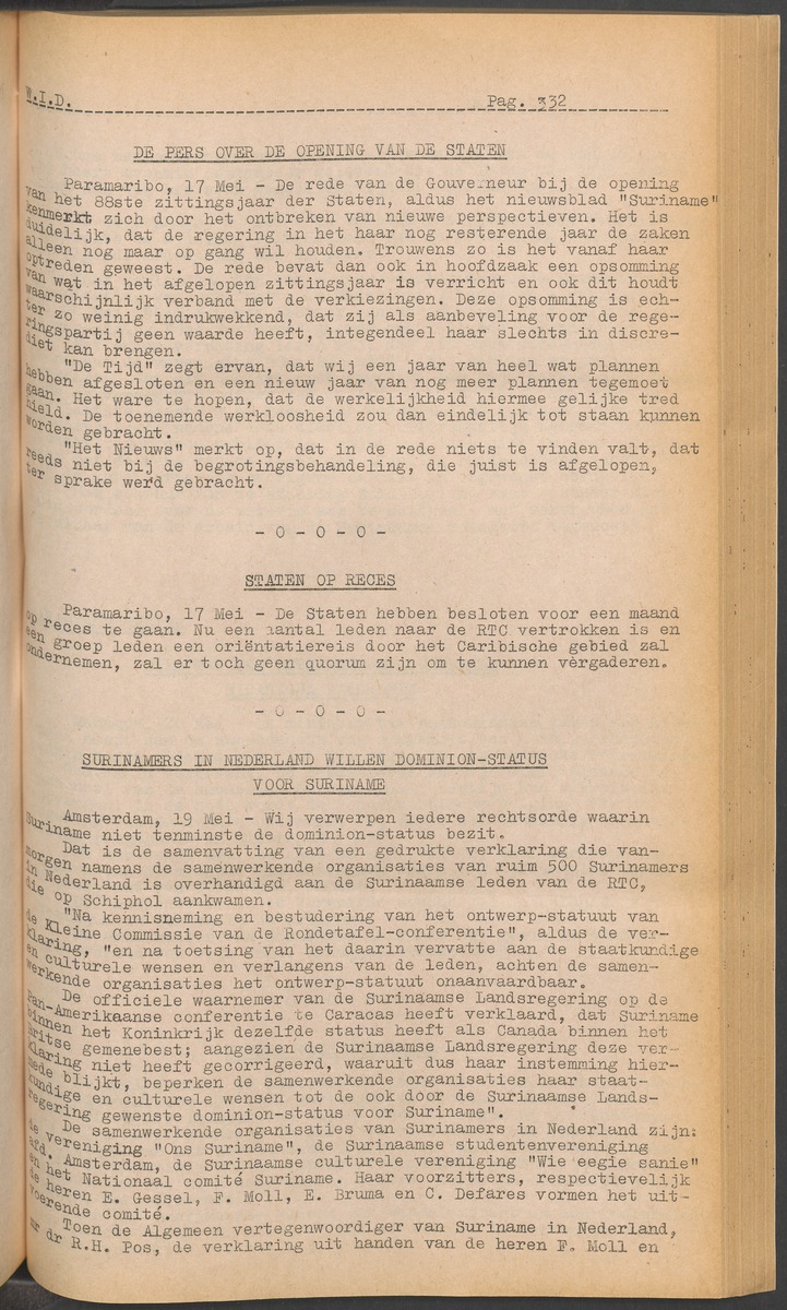 ANP Westindische documentatie dienst - 