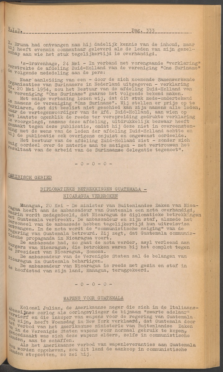 ANP Westindische documentatie dienst - 