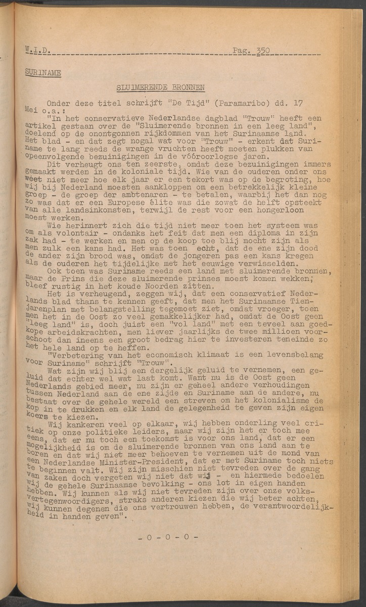 ANP Westindische documentatie dienst - 