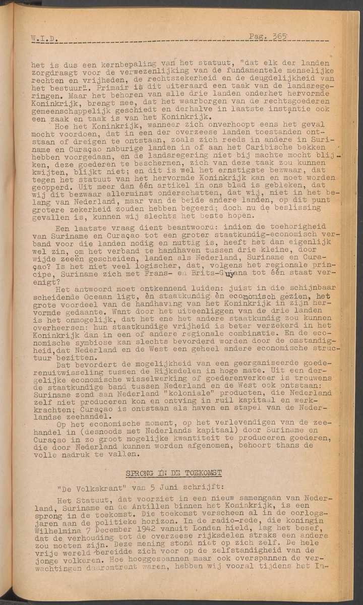ANP Westindische documentatie dienst - 