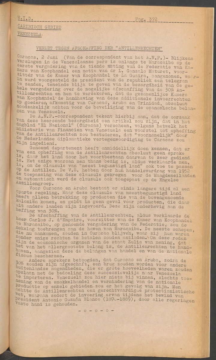 ANP Westindische documentatie dienst - 