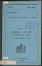 Report on the trade of Curaçao for ...