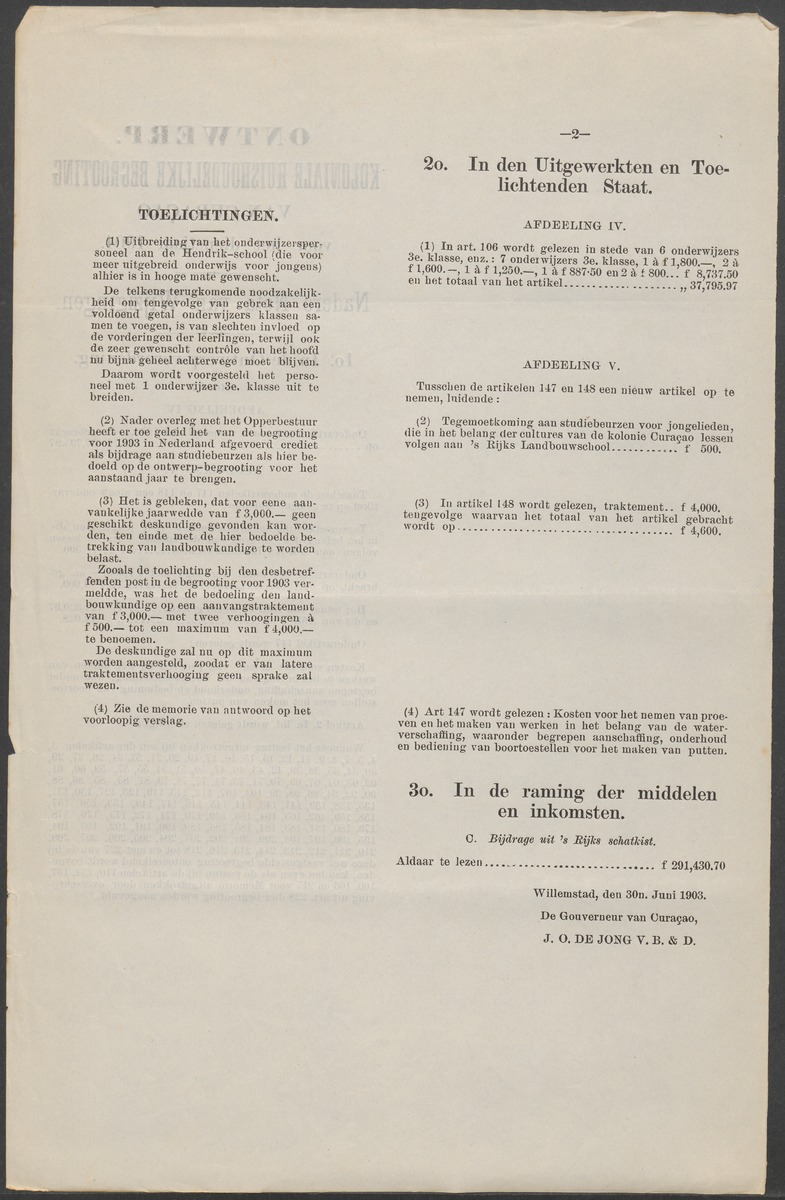 Verslag der zittingen van den Kolonialen Raad van Curaçao - 