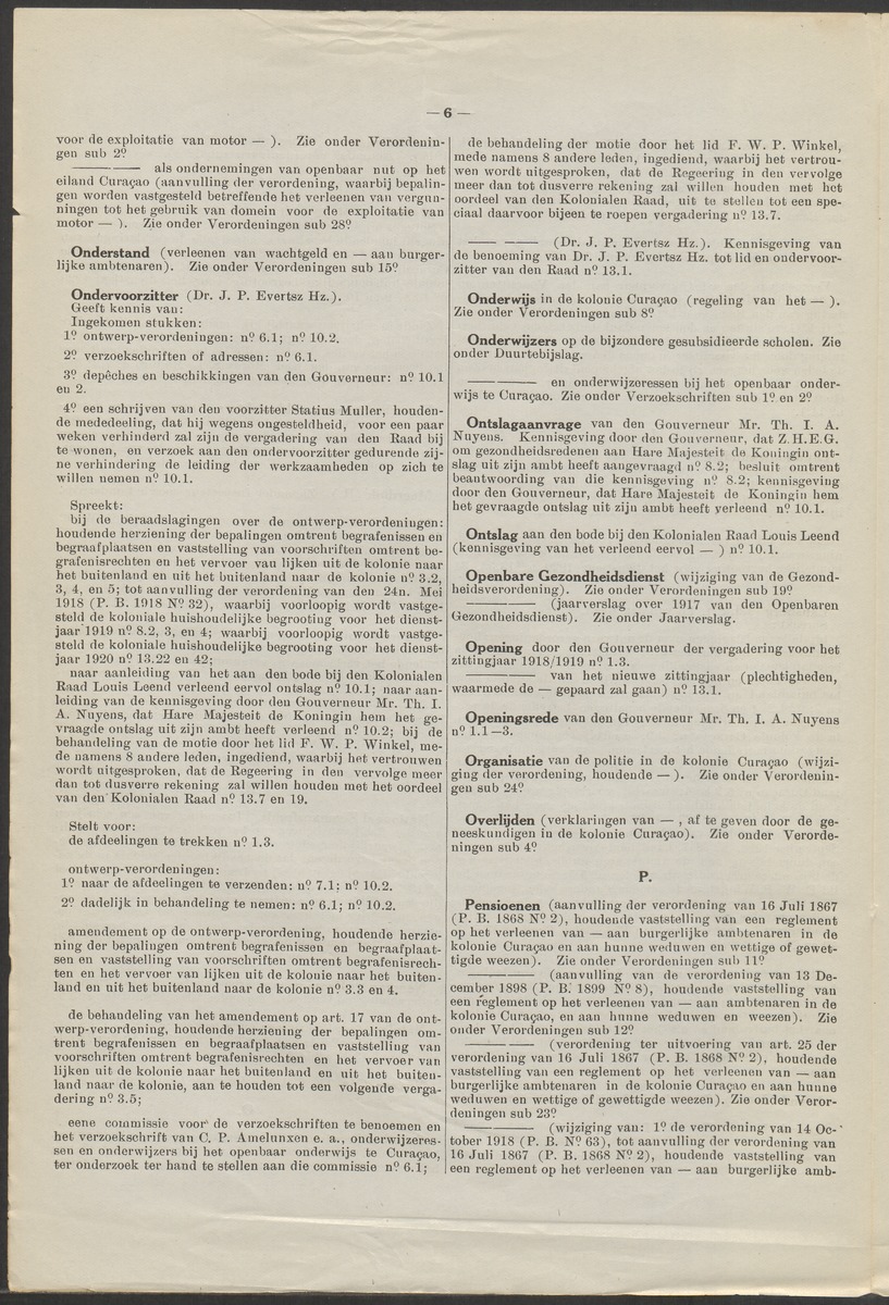 Verslag der zittingen van den Kolonialen Raad van Curaçao - 