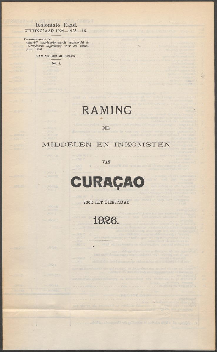 Verslag der zittingen van den Kolonialen Raad van Curaçao - 