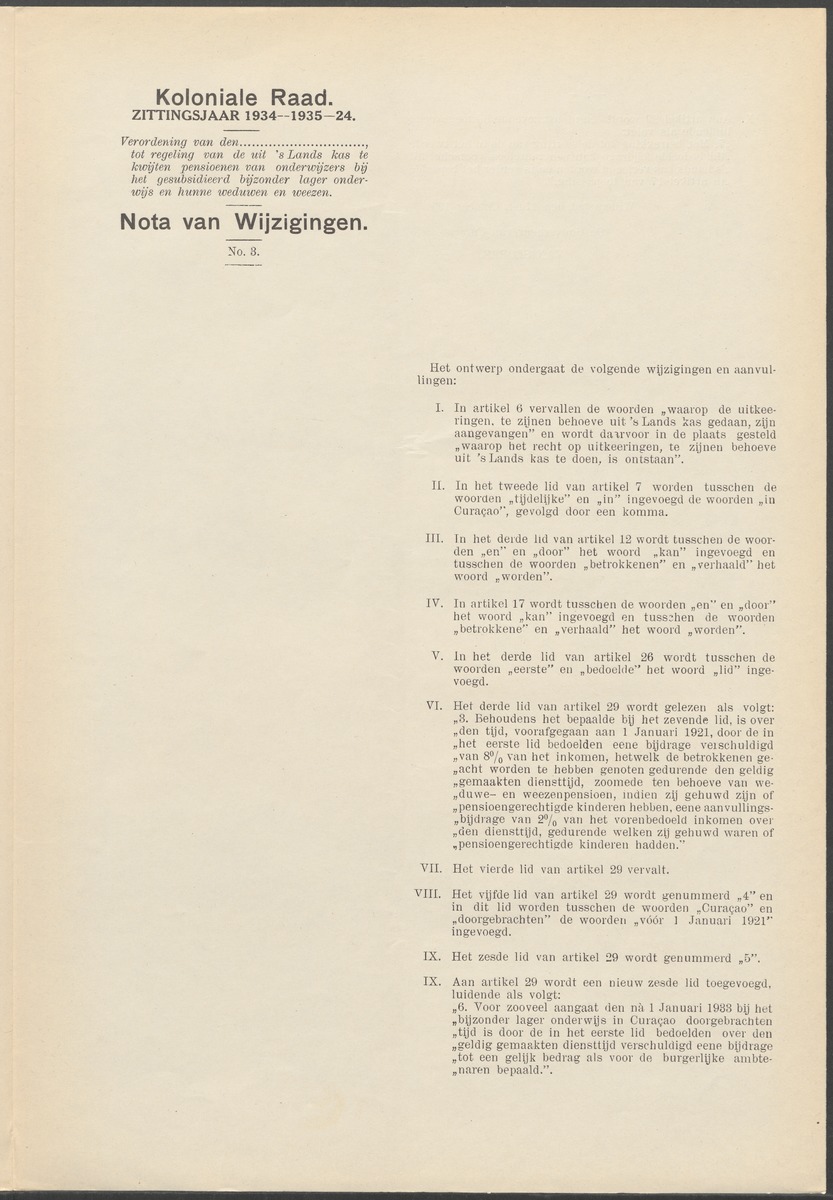 Verslag der zittingen van den Kolonialen Raad van Curaçao - 